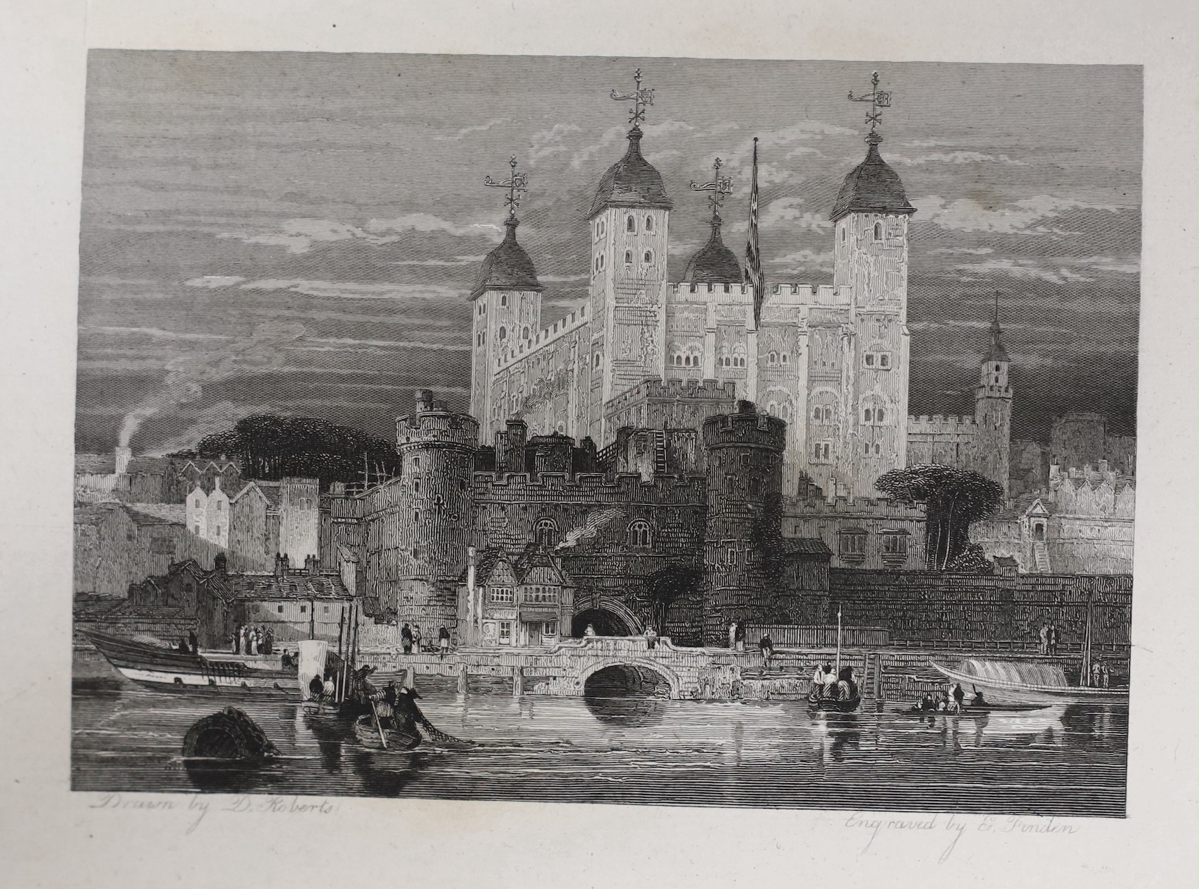 [Scott, Sir Walter. Landscape Illustrations of the Waverley Novels]. lacks all letterpress, incl. title; 79 engraved plates (with guards); maroon gilt-decorated morocco with panelled spine, ge. and marbled e/ps.. folio.